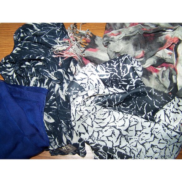 Scarves Lot of Seven Neck Scarf Warmers Head Wrap - Picture 5 of 7